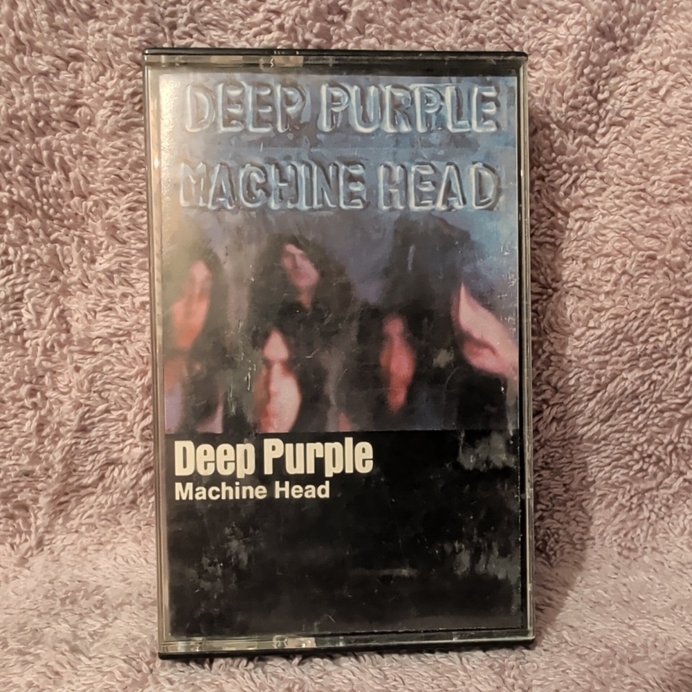 Deep Purple Machine Head 1972 Cassette Tape Vintage 70s Classic Rock Riff Tested